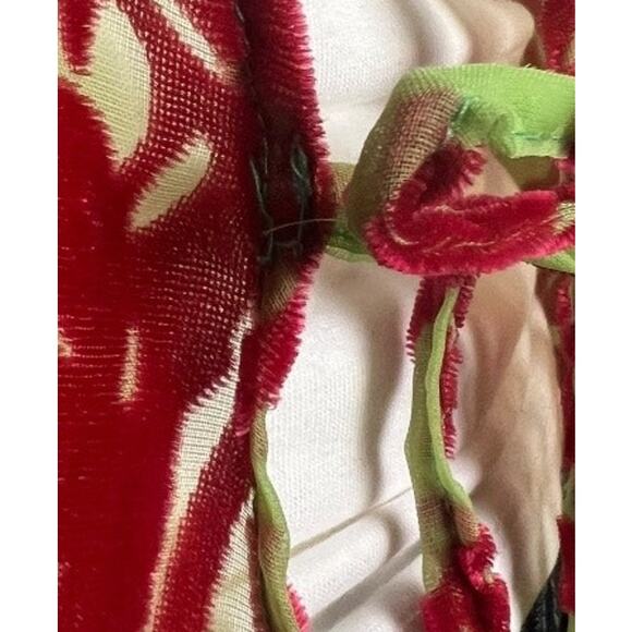 Urban Outfitters Kimono Wrap Cover Up Sheer Cardigan Festival Top Boho Burnout - Picture 3 of 10